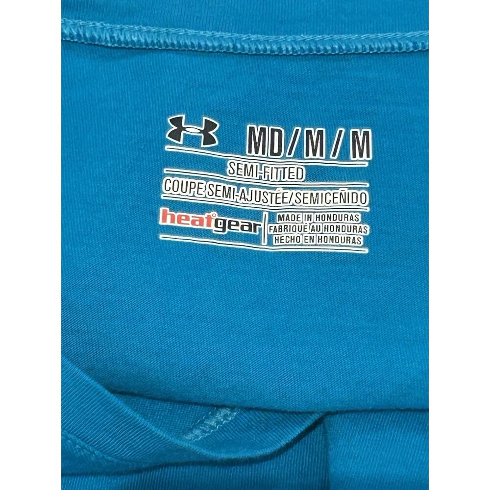 Under Armour Blue V-Neck T-Shirts Women's size M - Picture 3 of 3